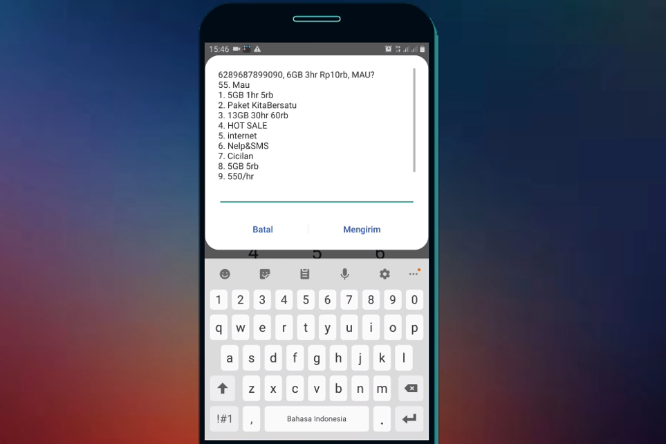 Cara Cek Pulsa 3