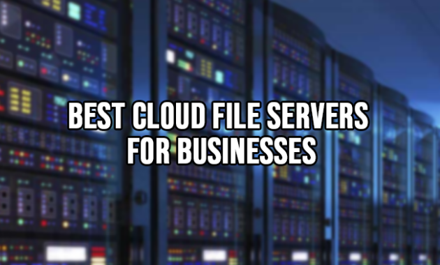 Best Cloud File Servers for Businesses