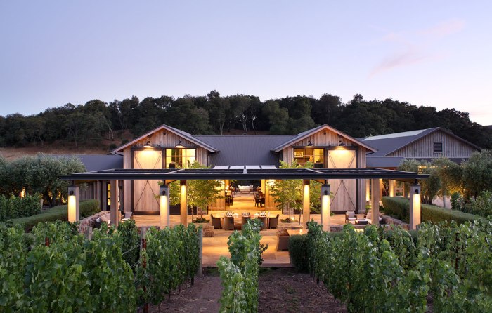 Winery kenzo estate architecture napa valley backen gillam kroeger courtesy dynie sip taste sanderson